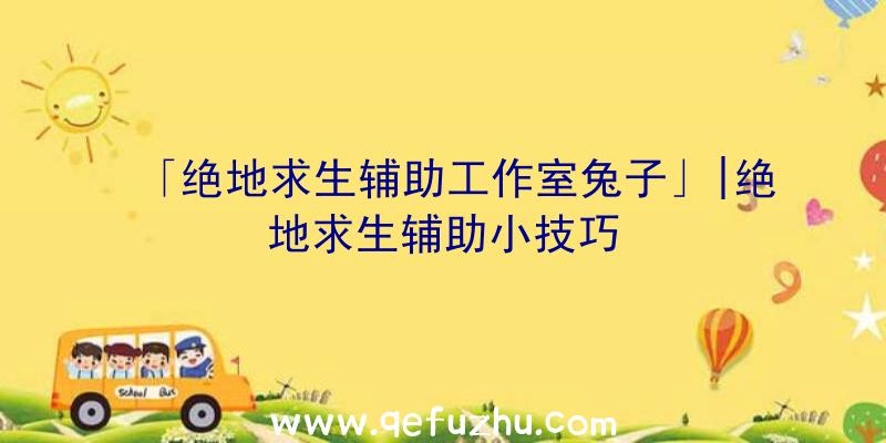 「绝地求生辅助工作室兔子」|绝地求生辅助小技巧